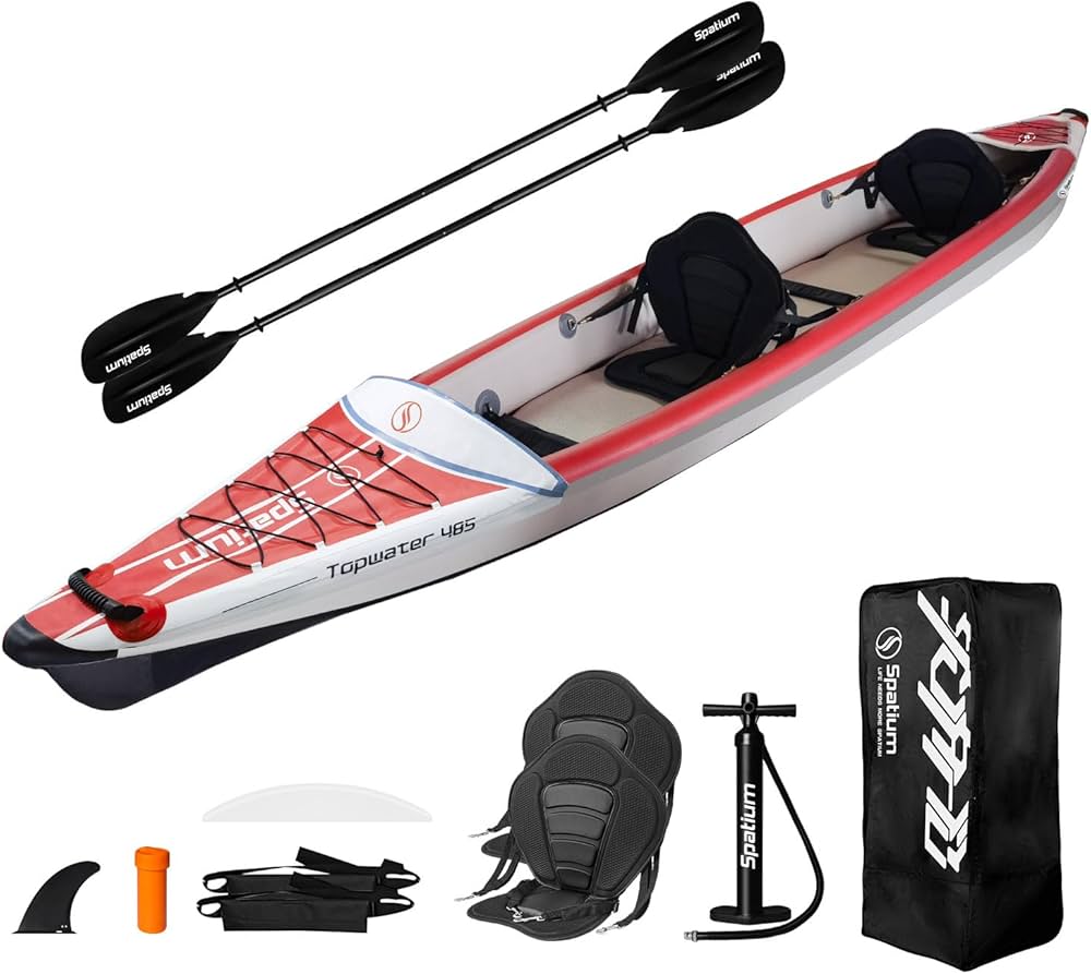 Amazon | Spatium カヤック 2-3人用インフレータブルカヤック アダルト